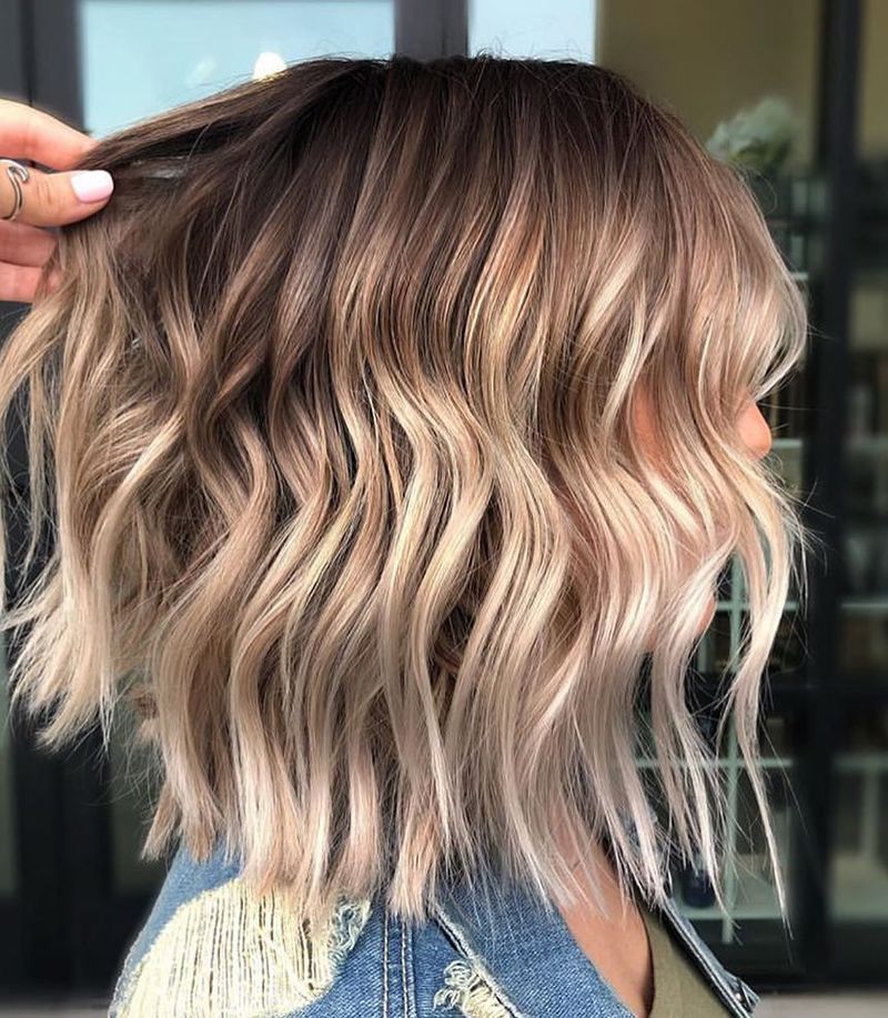 19. Bronde Balayage Lob