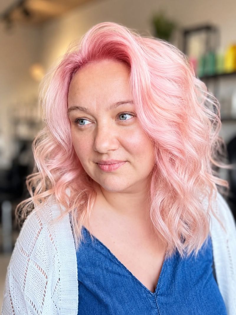 4. Bubblegum Pastel Waves