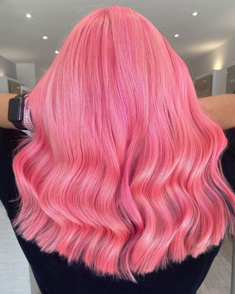 24. Bubblegum Pink Waves