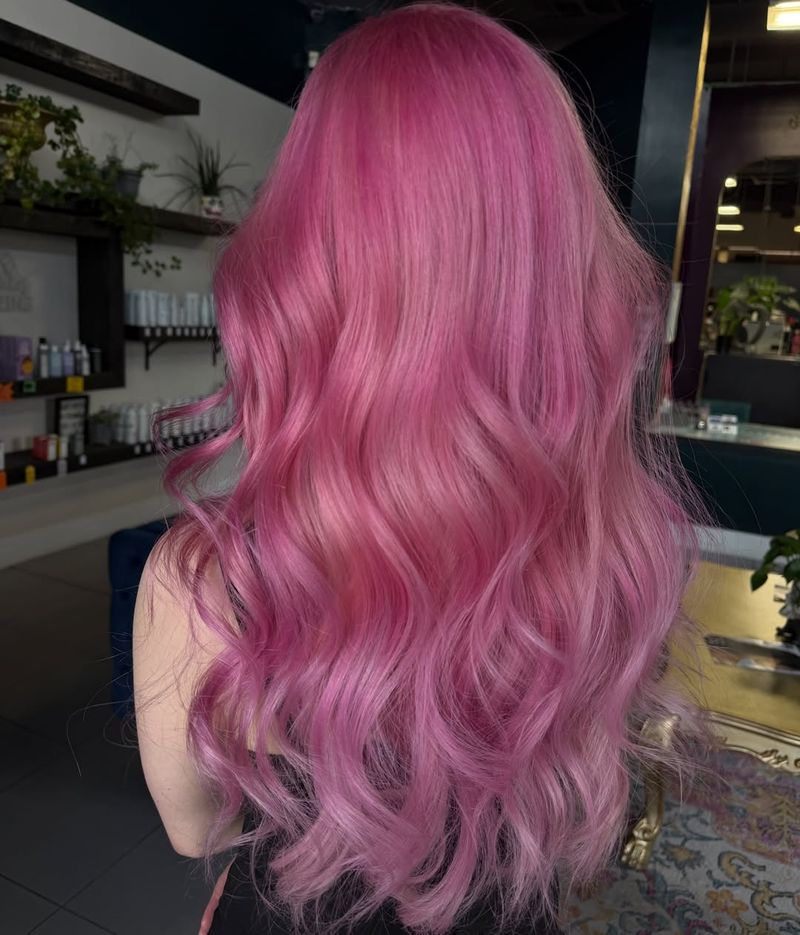 30. Bubblegum Pink Waves