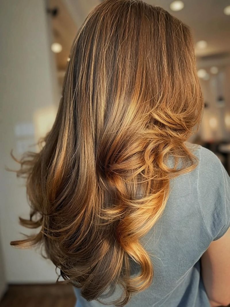 19. Caramel Ribbon Cascade