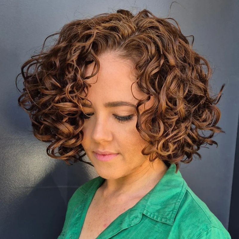 48. Caramel Ribbon Curls