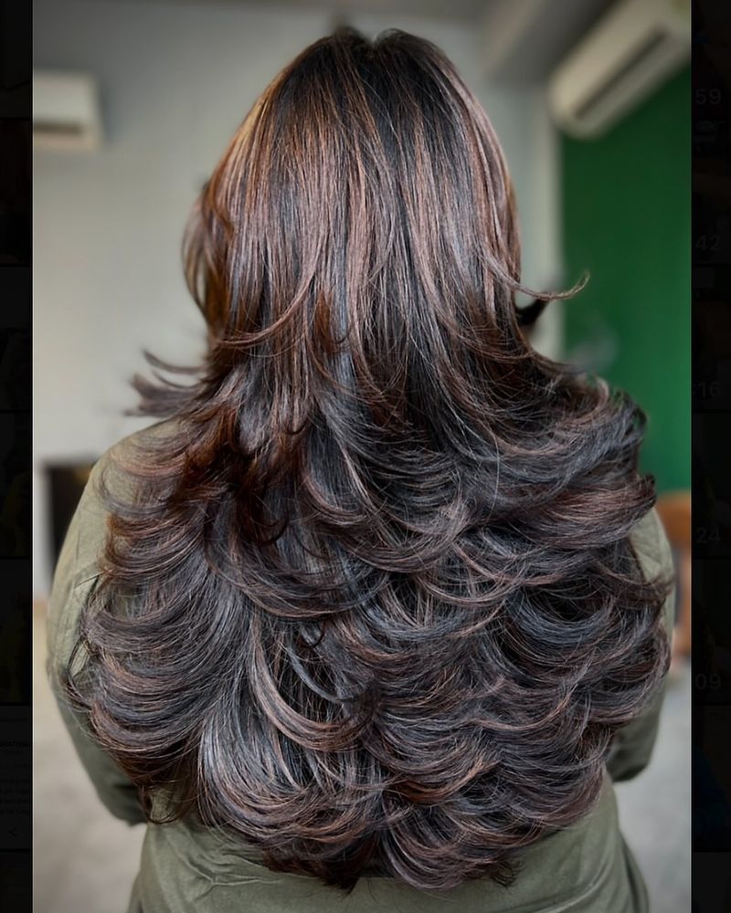 4. Cascading Feathered Layers