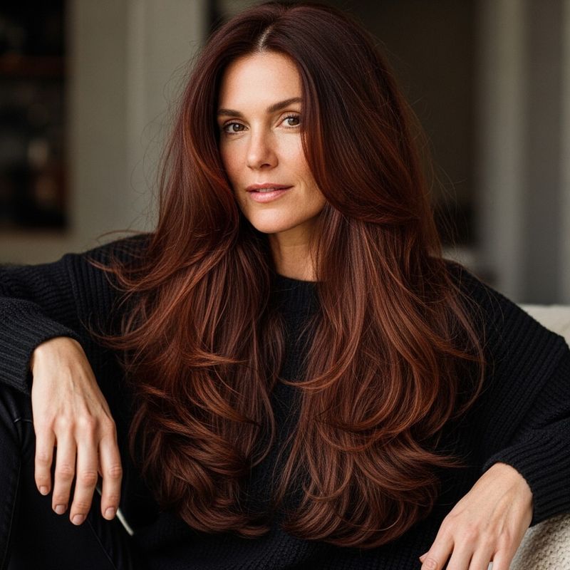 20. Cascading Mahogany Blowout
