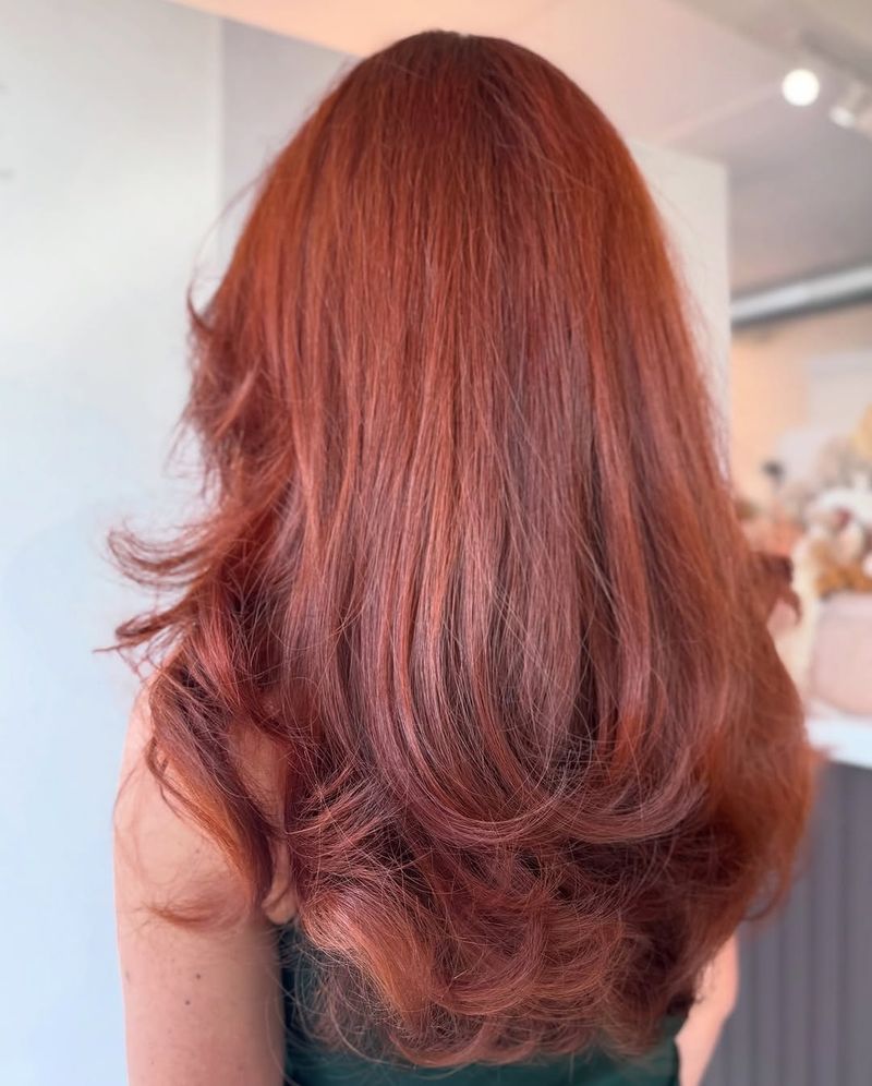 14. Cascading Strawberry Red Waves
