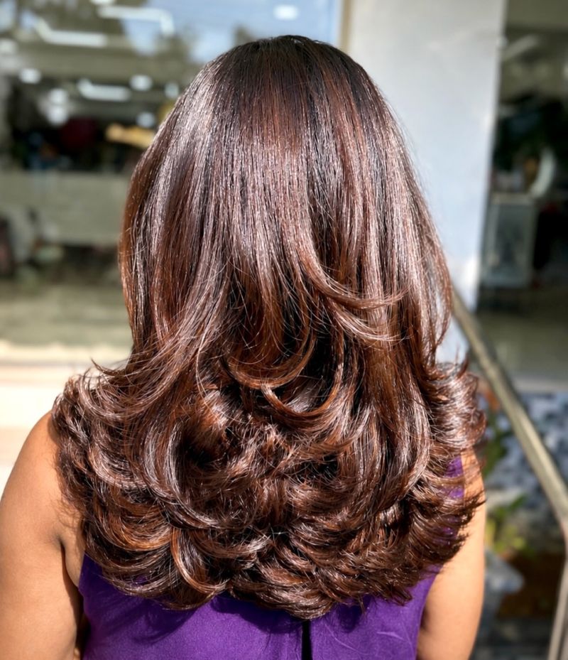 6. Cascading U-Cut With Caramel Layers