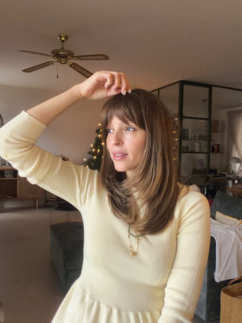 36. Chestnut Blowout Layers with Heavy Fringe