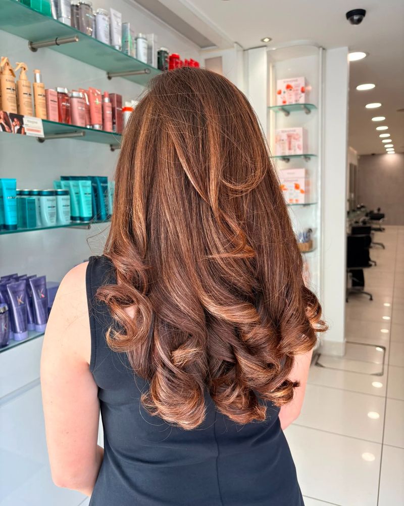 16. Chestnut Layers with Bright Copper Ends