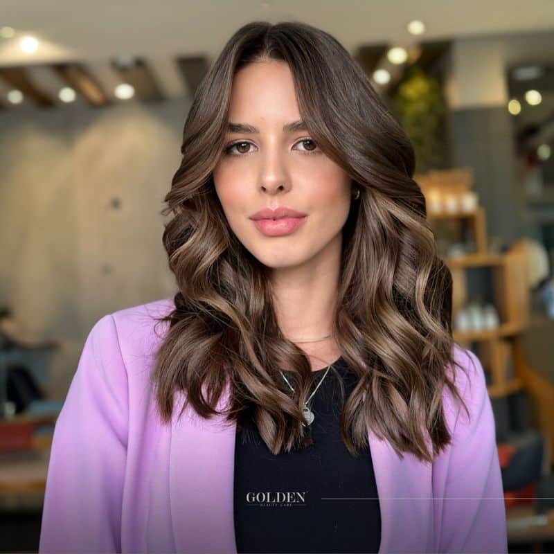 12. Chestnut Waves with Hidden Face-Framing Layers