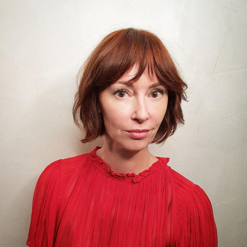 8. Copper Bob with Soft Fringe