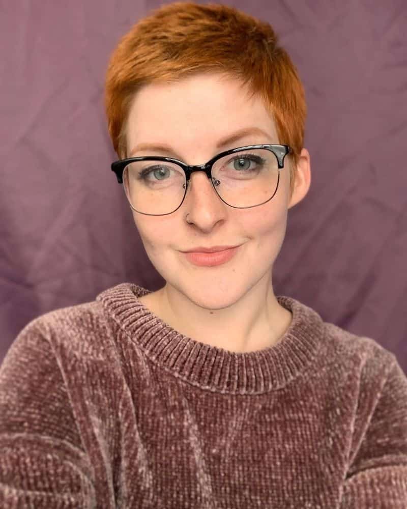 47. Copper Cropped Pixie