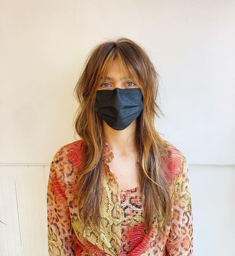 9. Copper Shag with Curtained Fringe