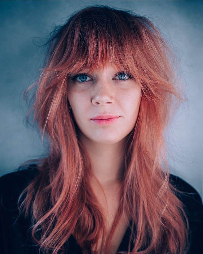 21. Copper Shag with Full Fringe