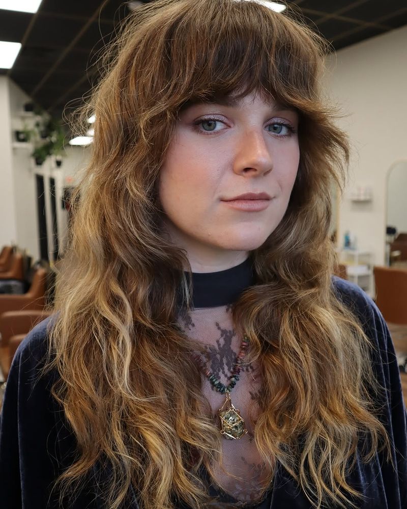 27. Copper Shag with Heavy Curtain Fringe