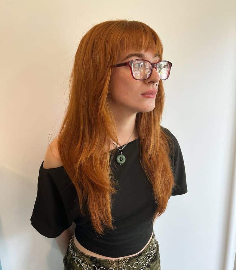 34. Copper Shag with Textured Micro Fringe