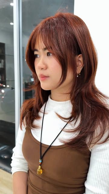 14. Copper Shag with Wispy Fringe