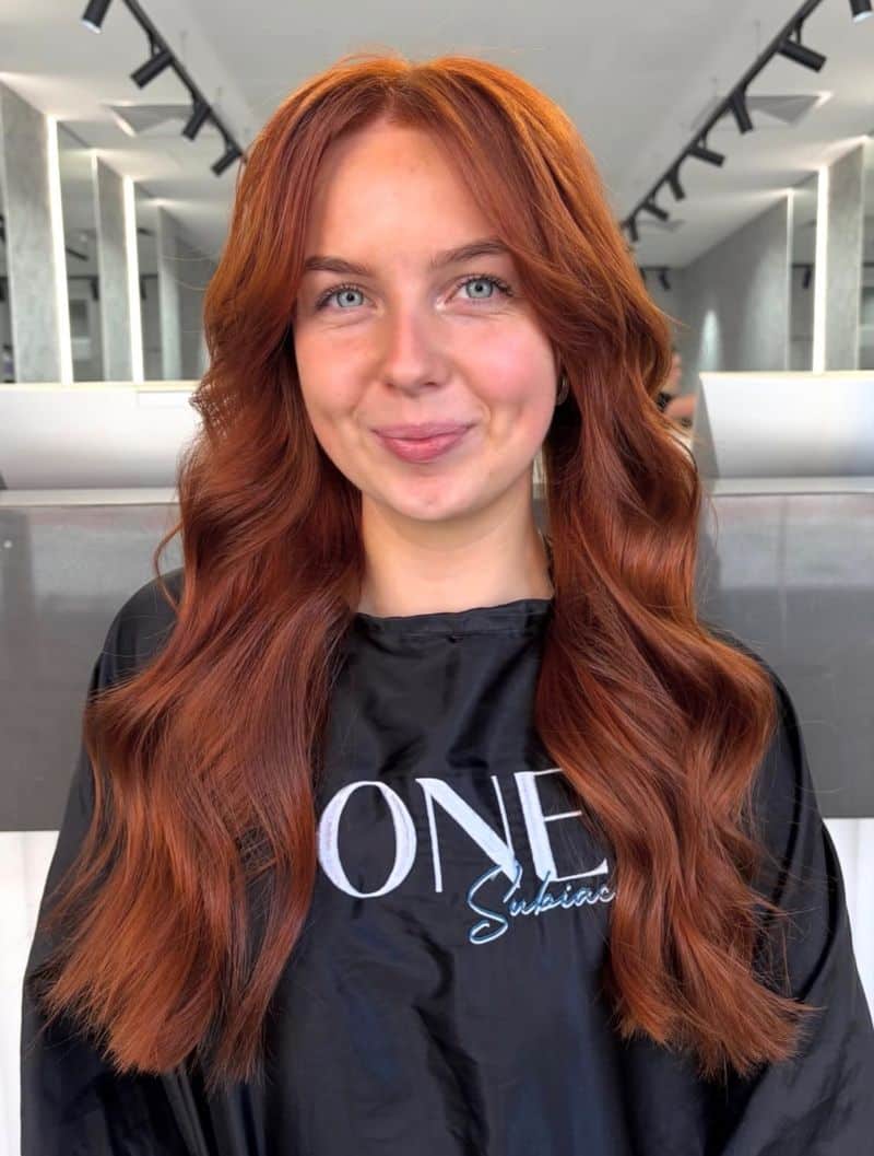 45. Copper Waves with Middle Part