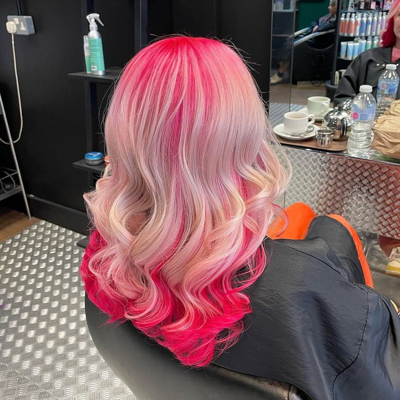 21. Cotton Candy Dip Dye