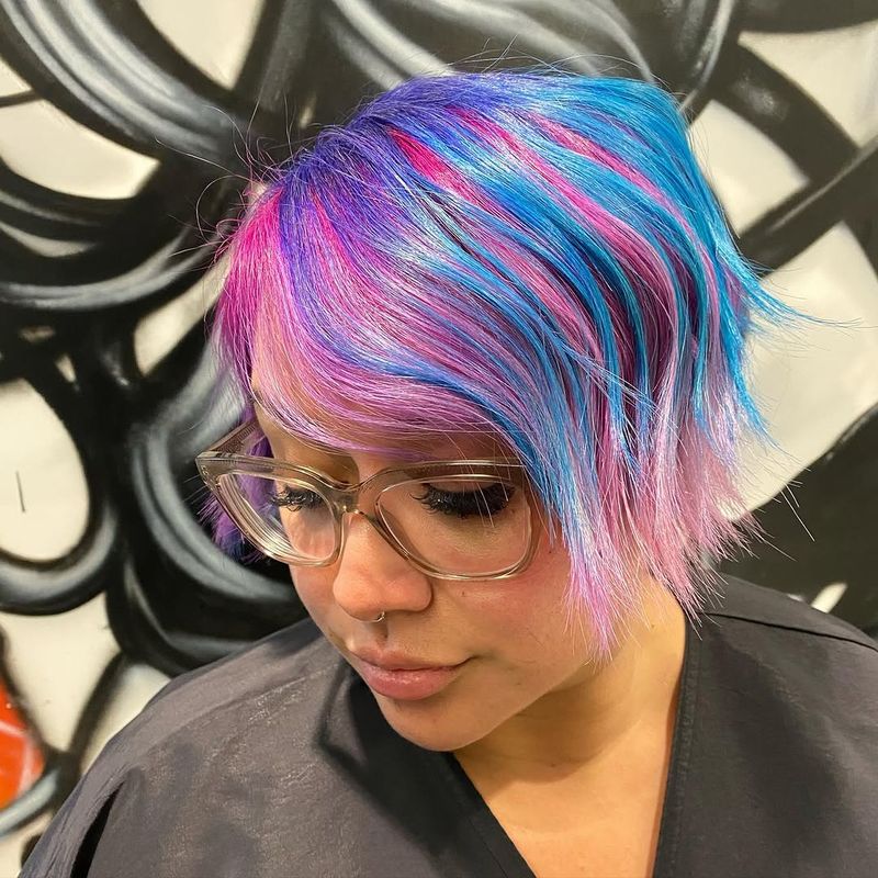 26. Cotton Candy Melt Pixie