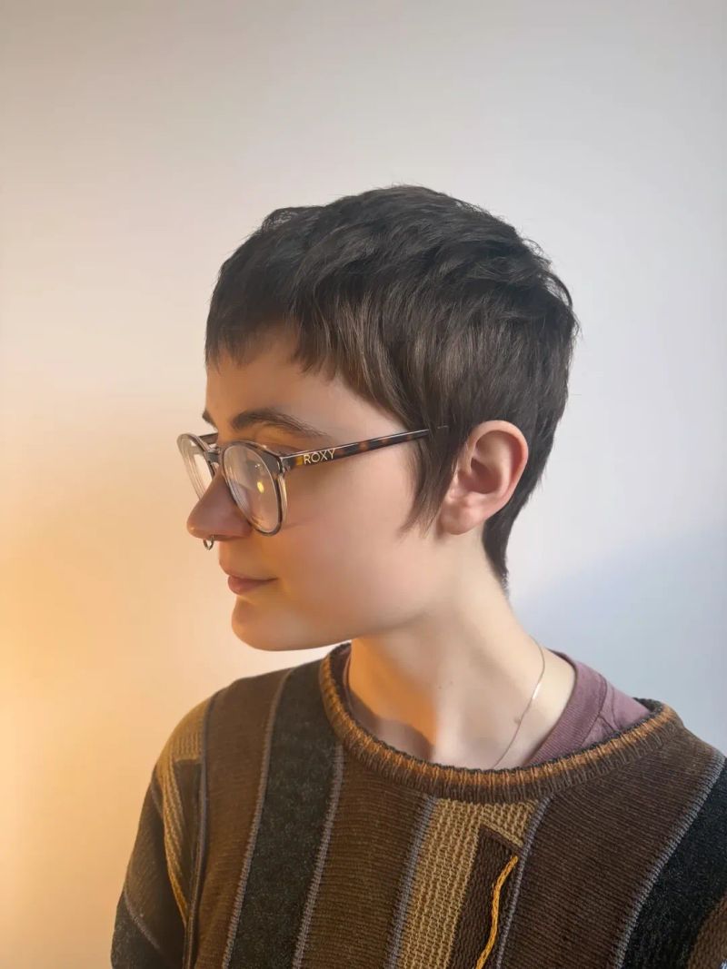 10. Cropped Fringe and Tapered Nape