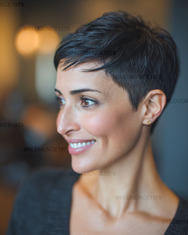 2. Cropped Tapered Pixie