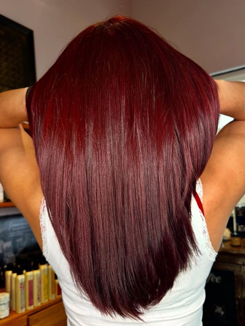 43. Dark Cherry V-Cut