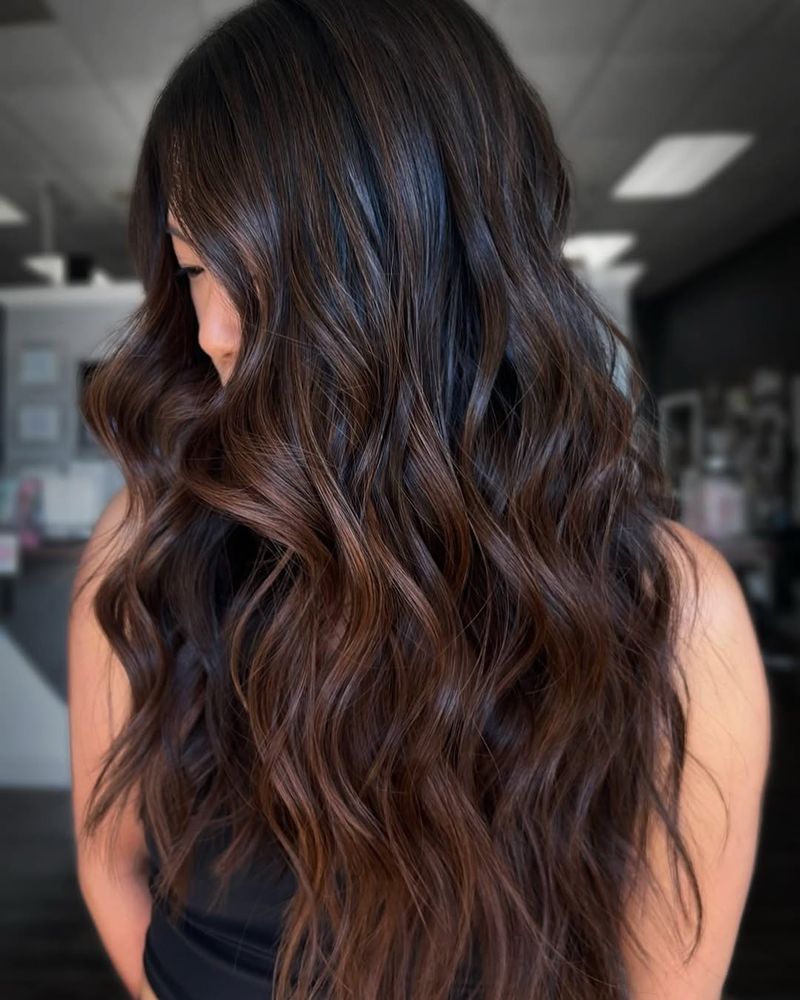 55. Dark Chocolate Auburn Waves
