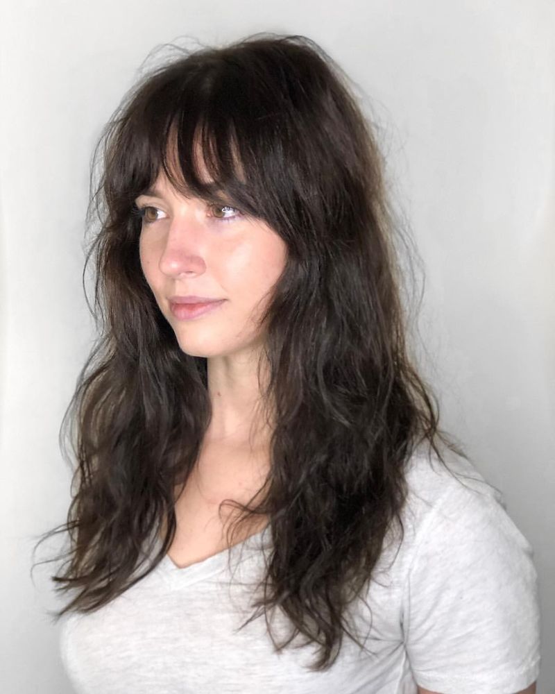 5. Dark Chocolate Shag with Full Fringe