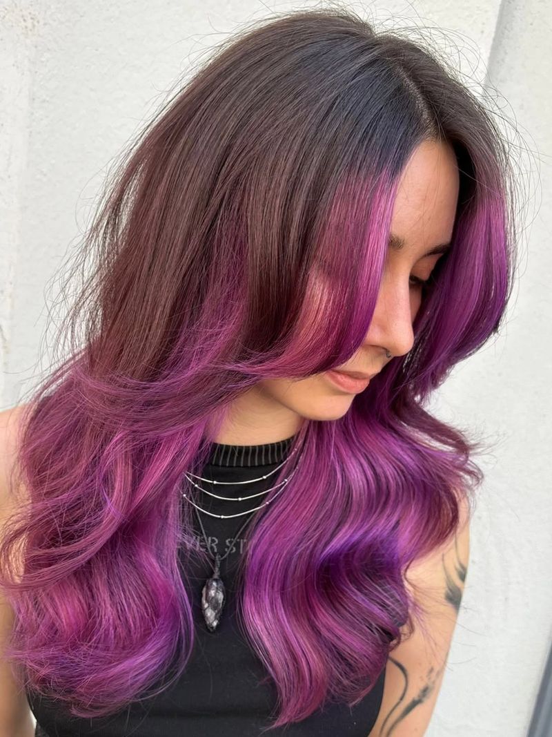 27. Dark Chocolate and Magenta Halo