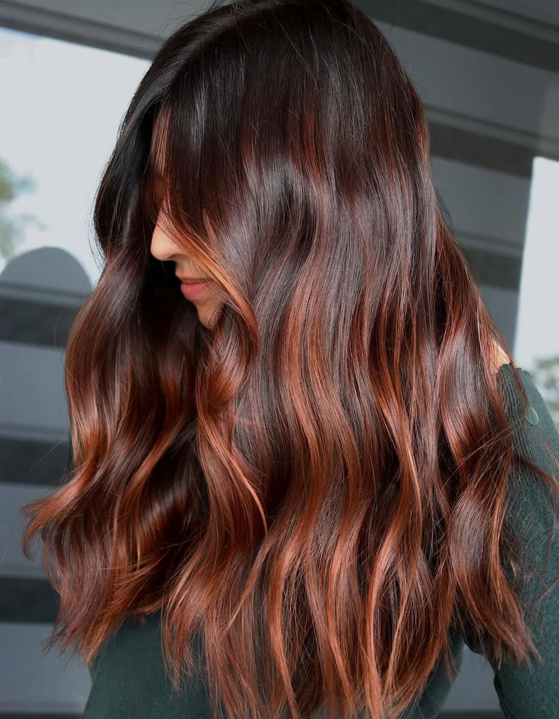 7. Dark Chocolate and Penny Copper Waves
