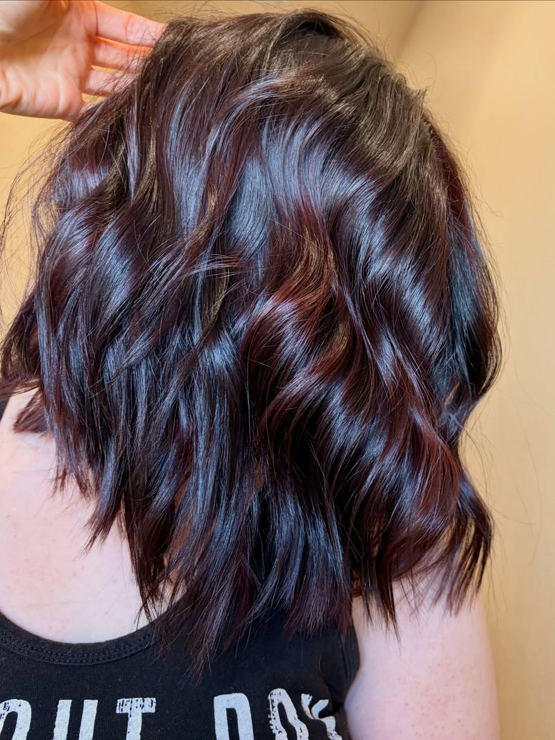 45. Dark Plum Waves