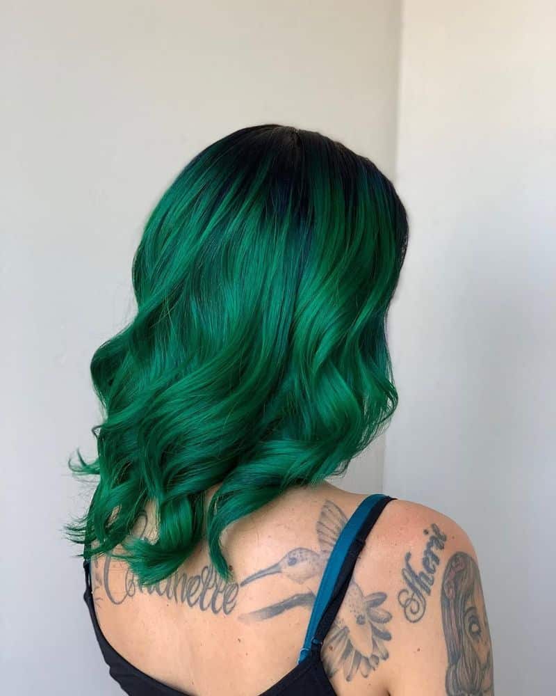 9. Dark Roots and Emerald Waves