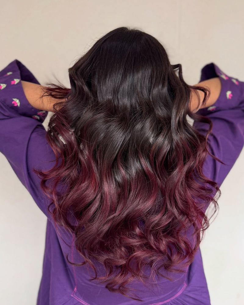 7. Dark Roots to Berry Melt