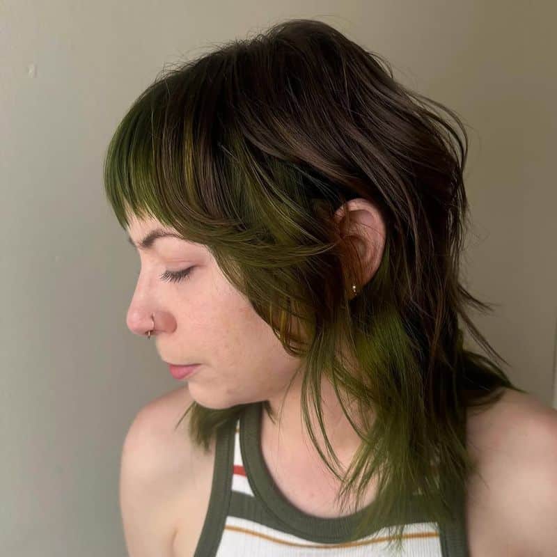 24. Dark Roots with Emerald Shag