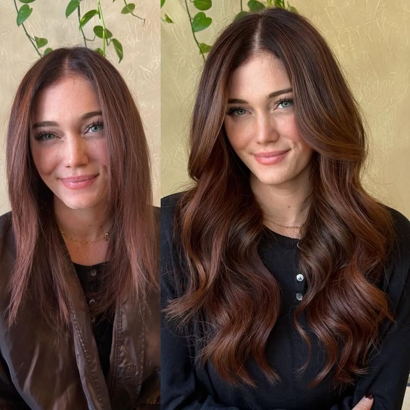 16. Deep Auburn Length and Volume Transformation