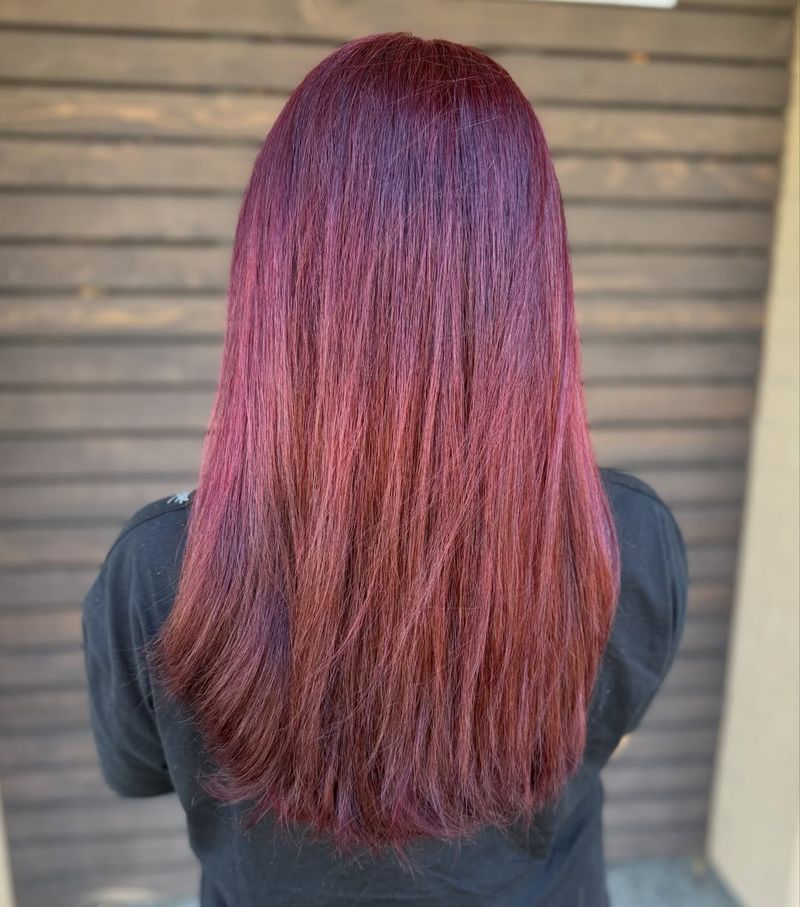 52. Deep Berry Long Layers
