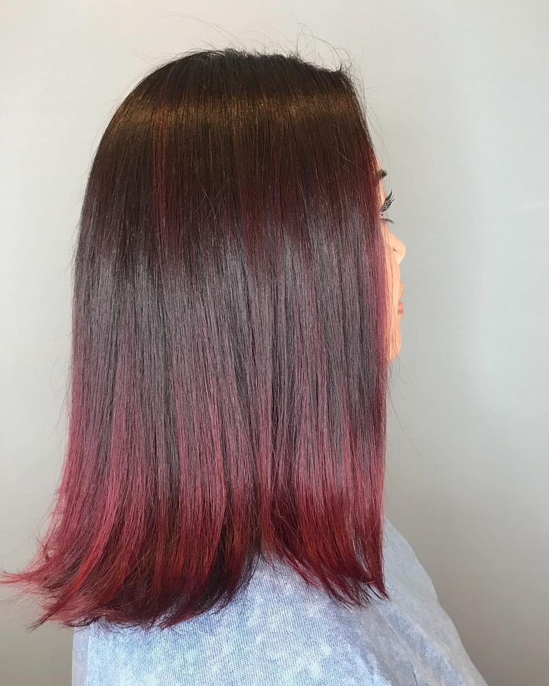 17. Deep Berry Sombre Lob