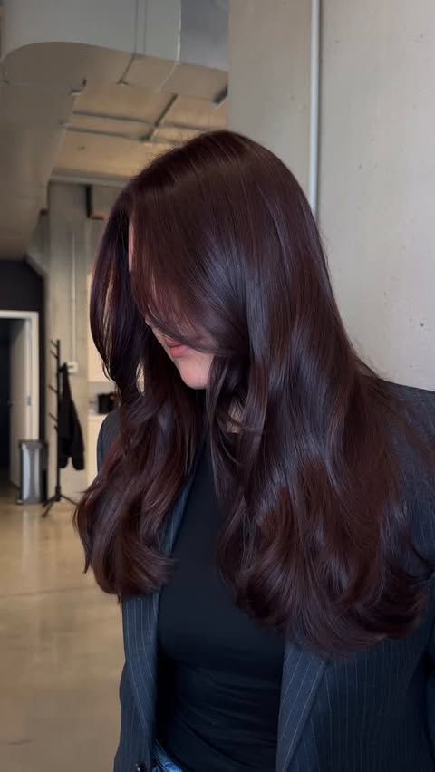 21. Deep Black Cherry Waves