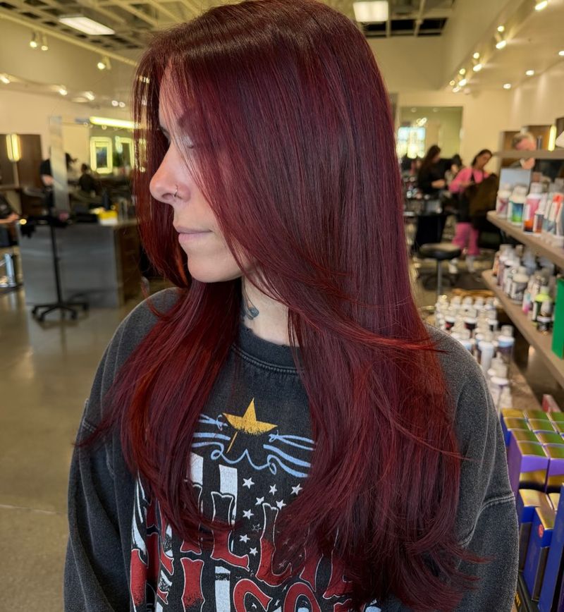 20. Deep Burgundy Layers