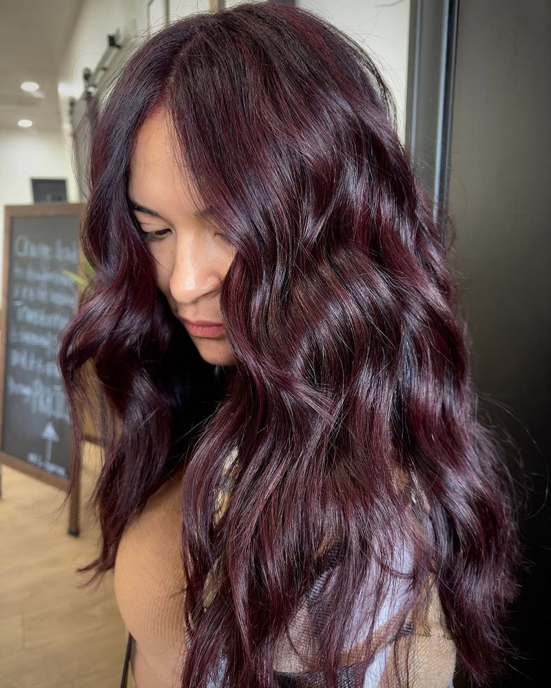 39. Deep Burgundy Waves