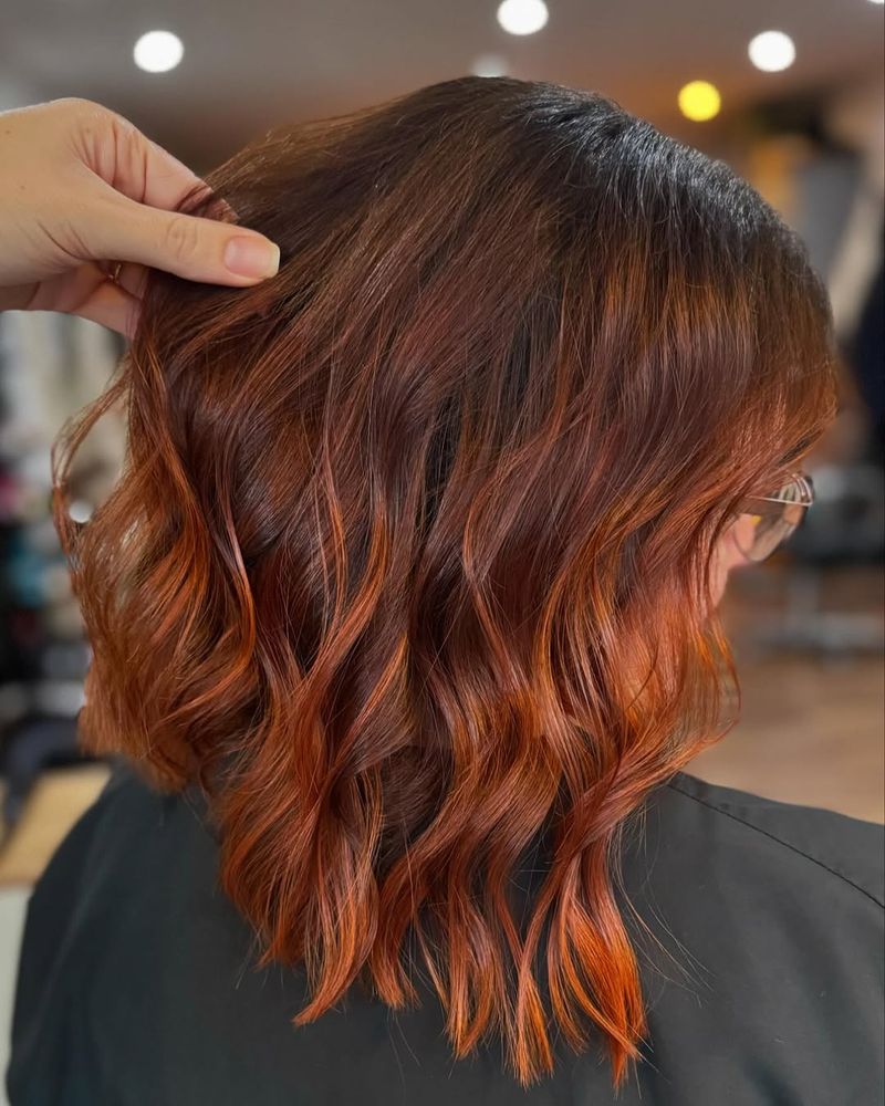 27. Deep Chestnut Base with Bright Copper Ends