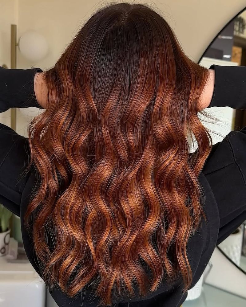26. Deep Chocolate to Copper Waves
