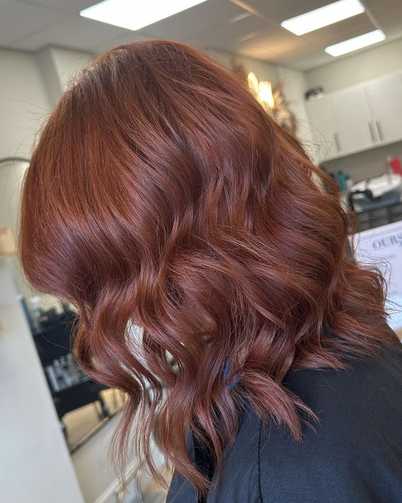 39. Deep Copper Lob with Soft Waves