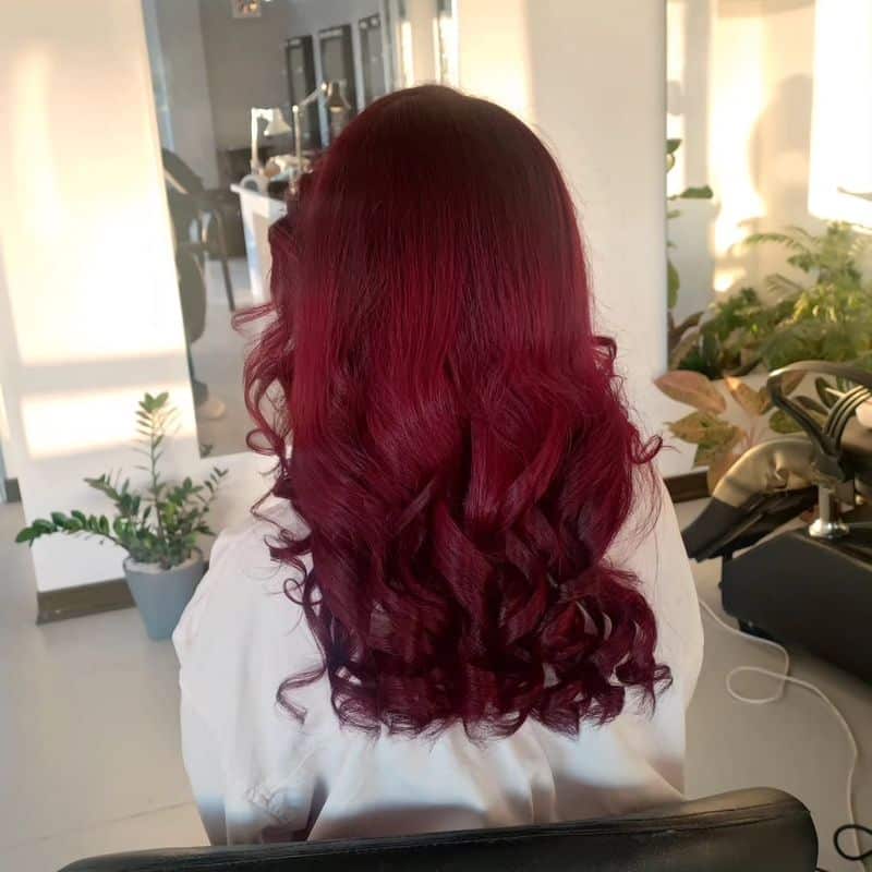 4. Deep Crimson Ringlets