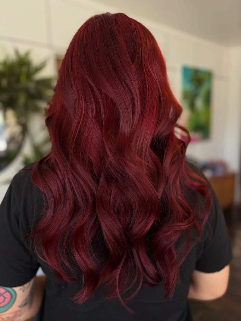 37. Deep Crimson Waves