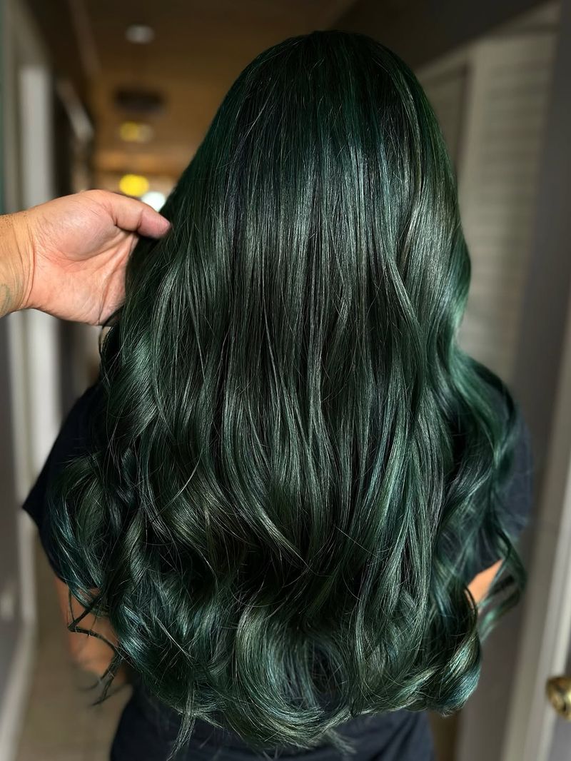 11. Deep Forest Green Waves
