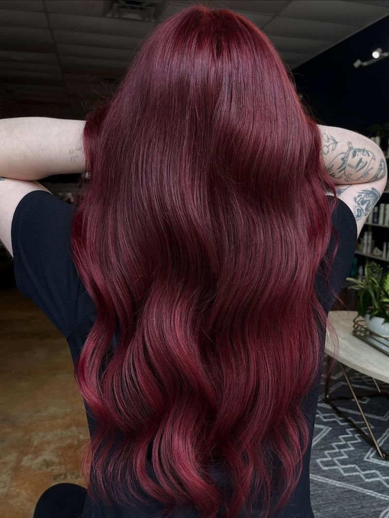 62. Deep Magenta Waves