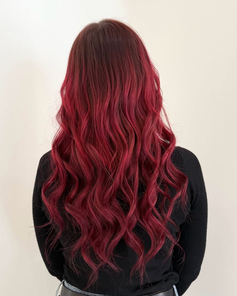 13. Deep Magenta Waves