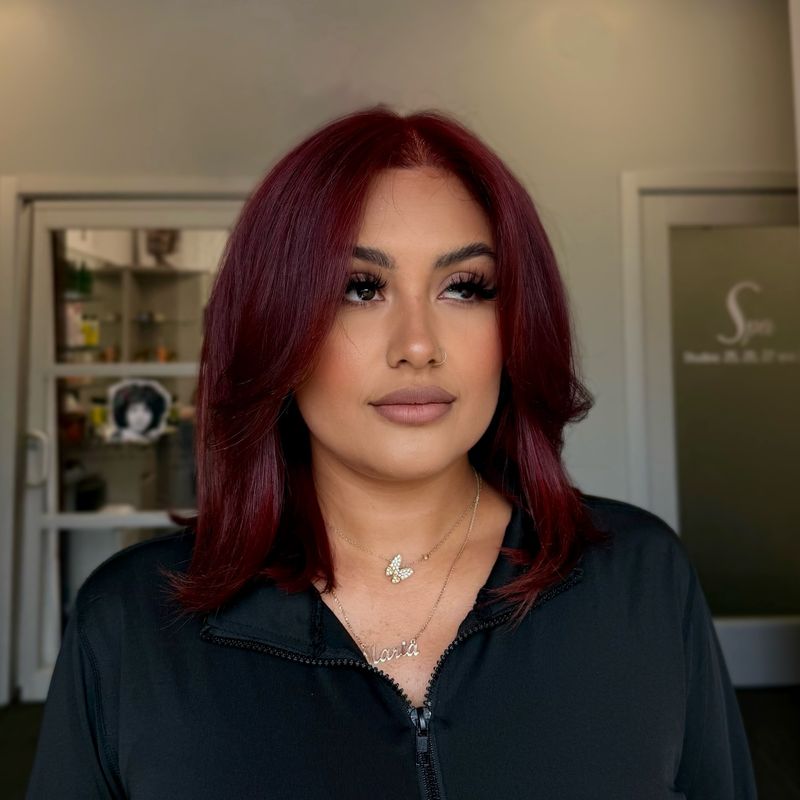 54 Burgundy Hair Color Ideas To Try This Season