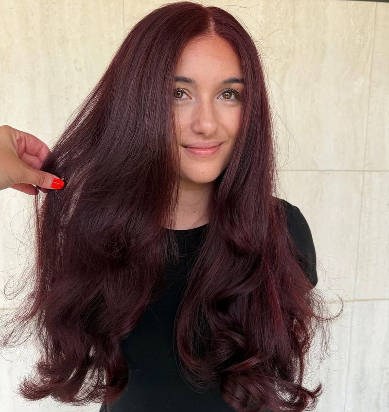 41. Deep Merlot Waves